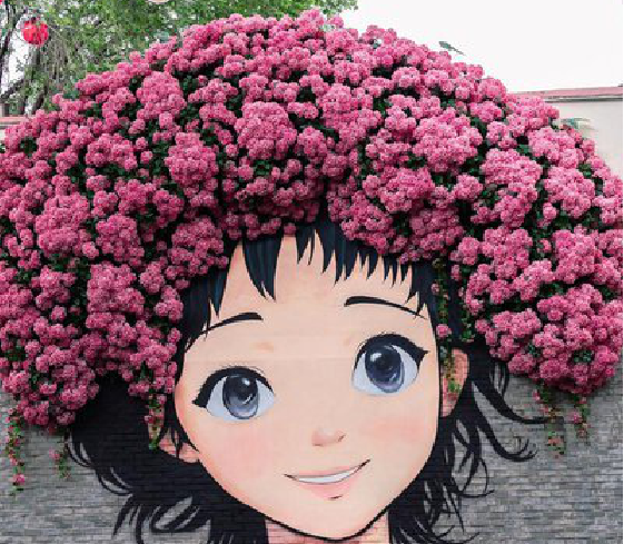 义乌墙体彩绘-网红墙打卡