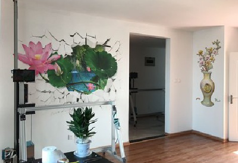 义乌墙体彩绘相比墙纸的优势。