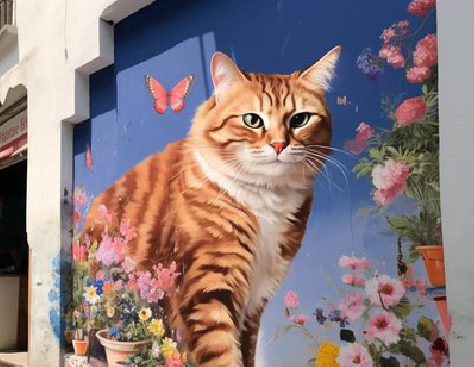 义乌自己绘制有个性的手绘墙