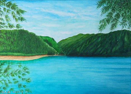 义乌在墙绘中，如何绘画绿水青山？