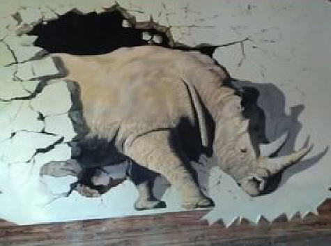 义乌在墙绘中，如何绘制3D效果？